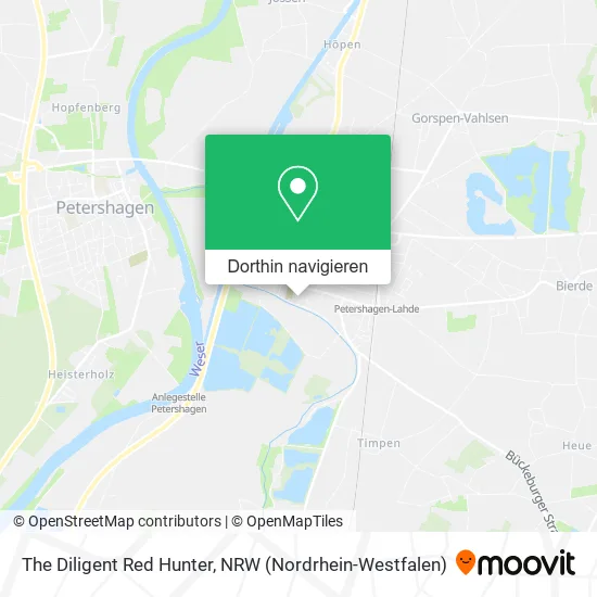 The Diligent Red Hunter Karte