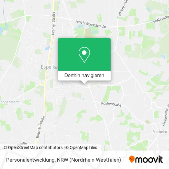 Personalentwicklung Karte