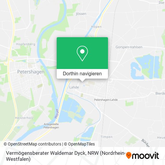 Vermögensberater Waldemar Dyck Karte