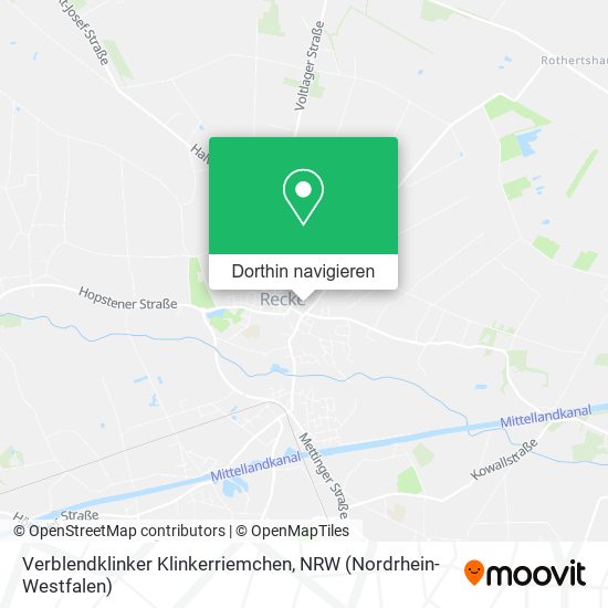 Verblendklinker Klinkerriemchen Karte