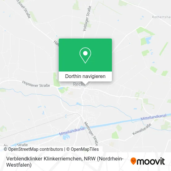 Verblendklinker Klinkerriemchen Karte