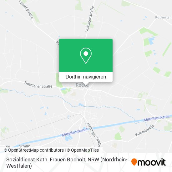 Sozialdienst Kath. Frauen Bocholt Karte
