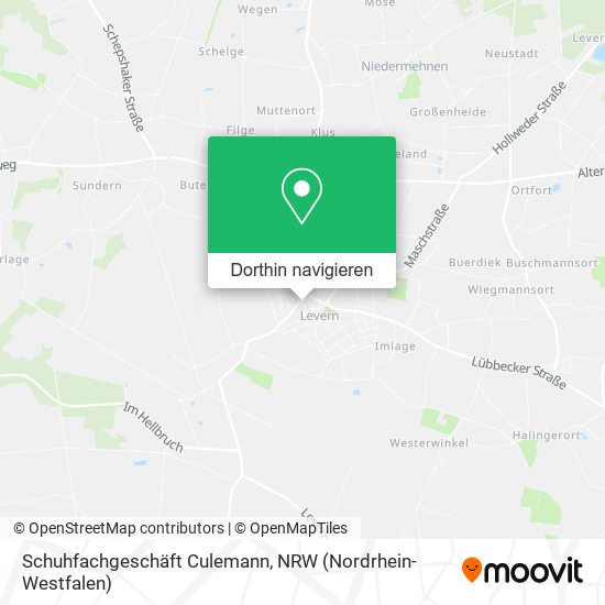 Schuhfachgeschäft Culemann Karte
