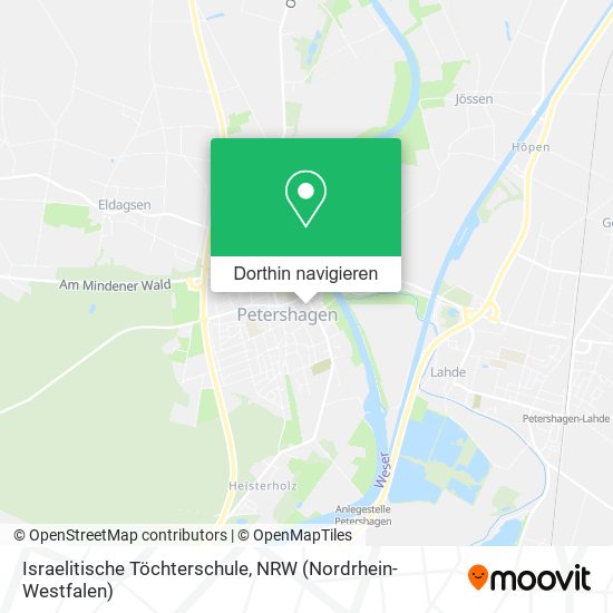 Israelitische Töchterschule Karte