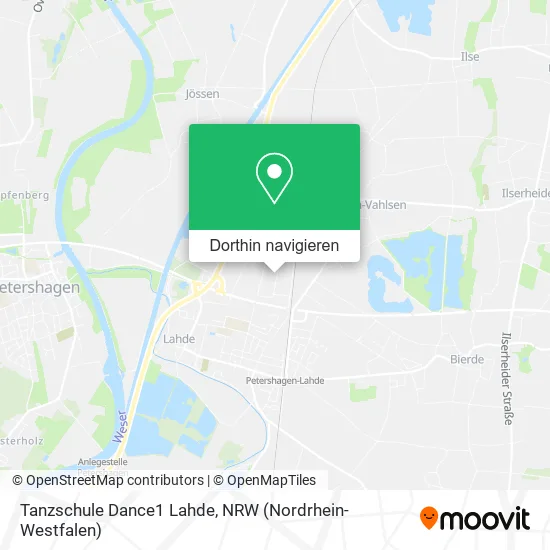 Tanzschule Dance1 Lahde Karte