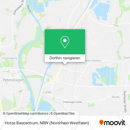 Hotze Baucentrum Karte