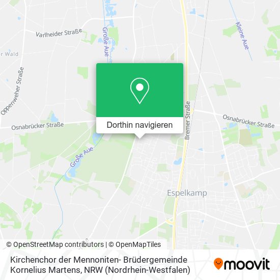 Kirchenchor der Mennoniten- Brüdergemeinde Kornelius Martens Karte
