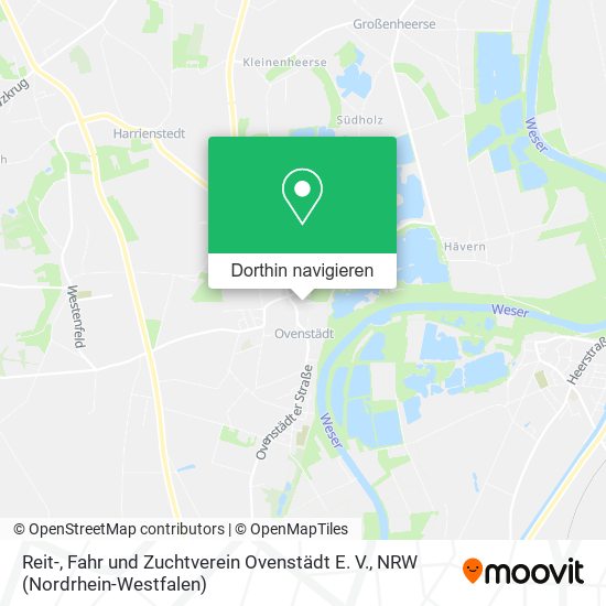 Reit-, Fahr und Zuchtverein Ovenstädt E. V. Karte