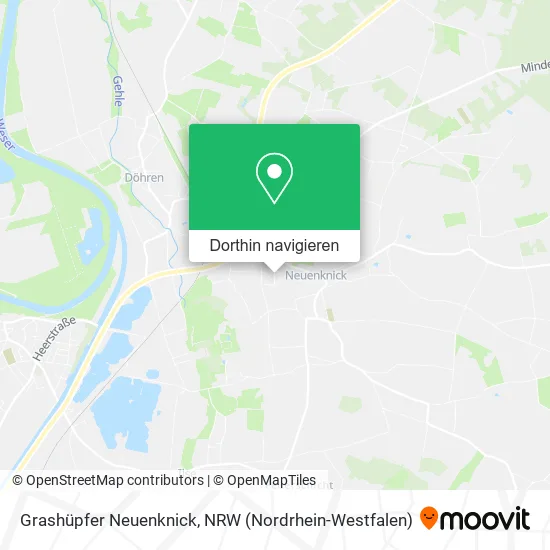 Grashüpfer Neuenknick Karte