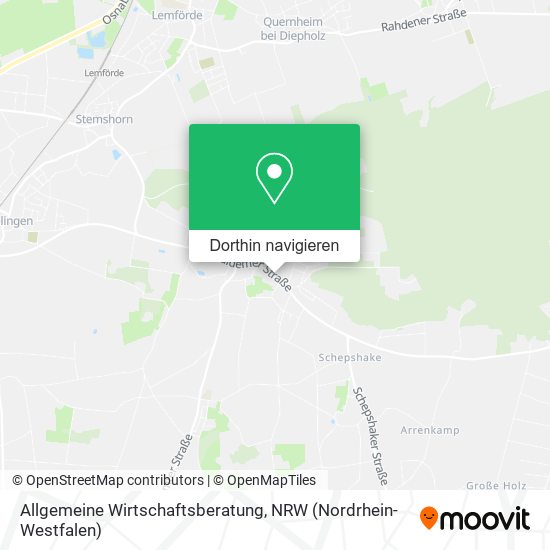 Allgemeine Wirtschaftsberatung Karte