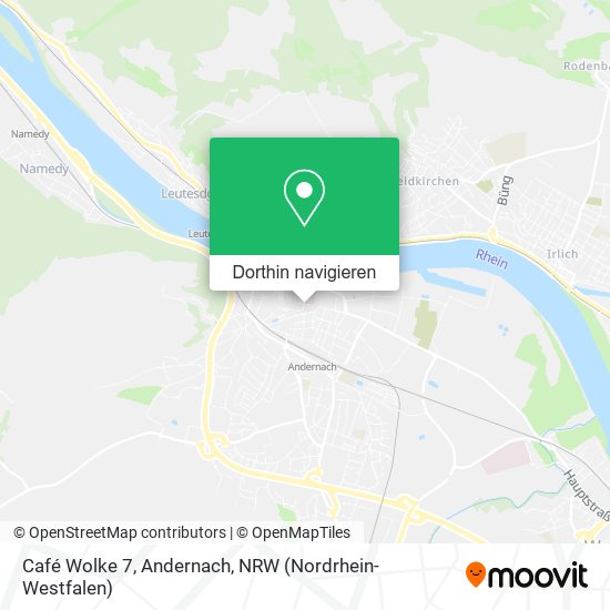 Café Wolke 7, Andernach Karte