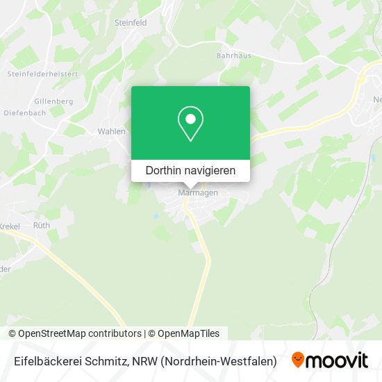 Eifelbäckerei Schmitz Karte