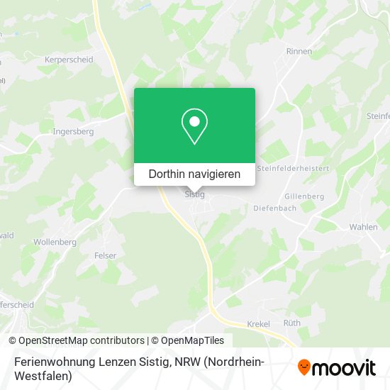 Ferienwohnung Lenzen Sistig Karte