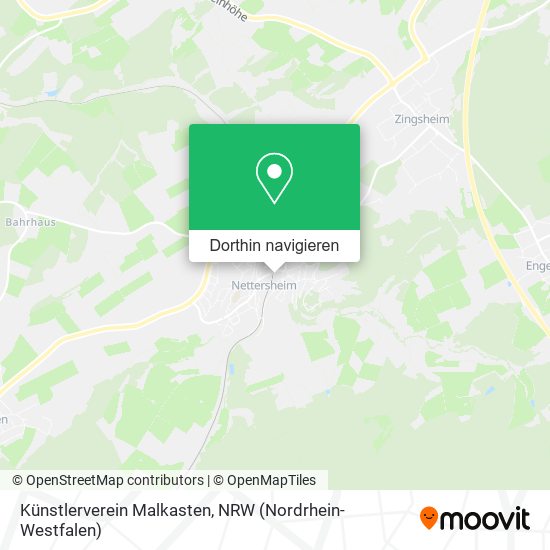 Künstlerverein Malkasten Karte