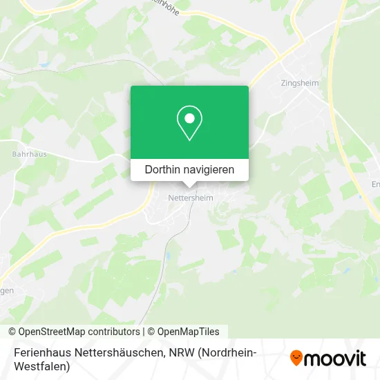 Ferienhaus Nettershäuschen Karte
