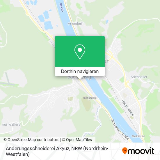 Änderungsschneiderei Akyüz Karte