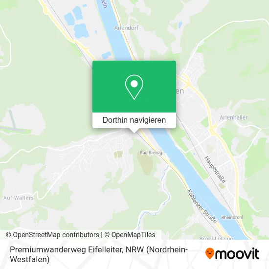 Premiumwanderweg Eifelleiter Karte
