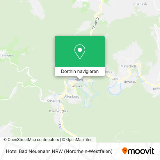 Hotel Bad Neuenahr Karte