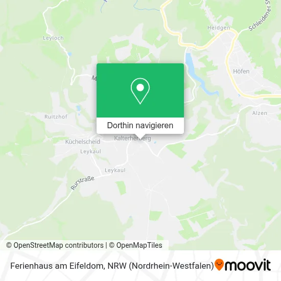 Ferienhaus am Eifeldom Karte