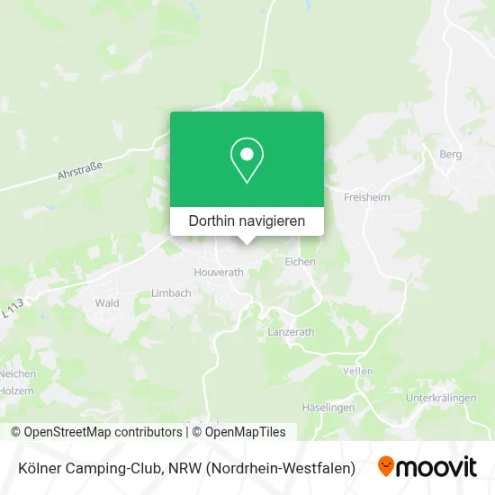 Kölner Camping-Club Karte