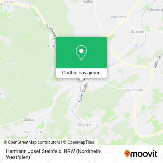 Hermann Josef Steinfeld Karte