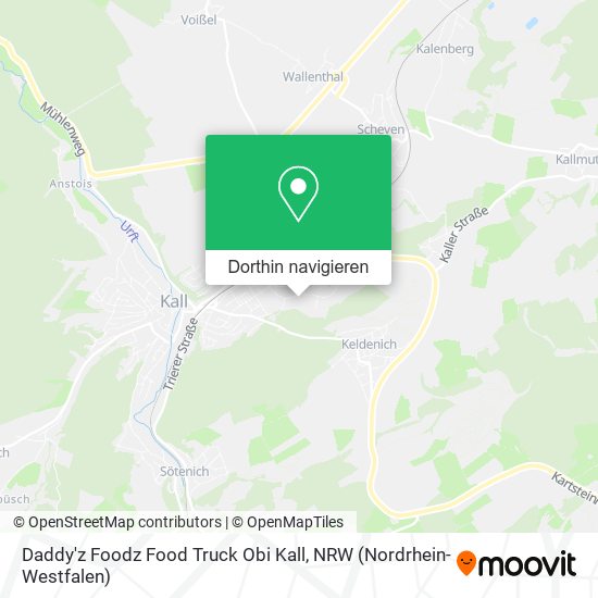 Daddy'z Foodz Food Truck Obi Kall Karte