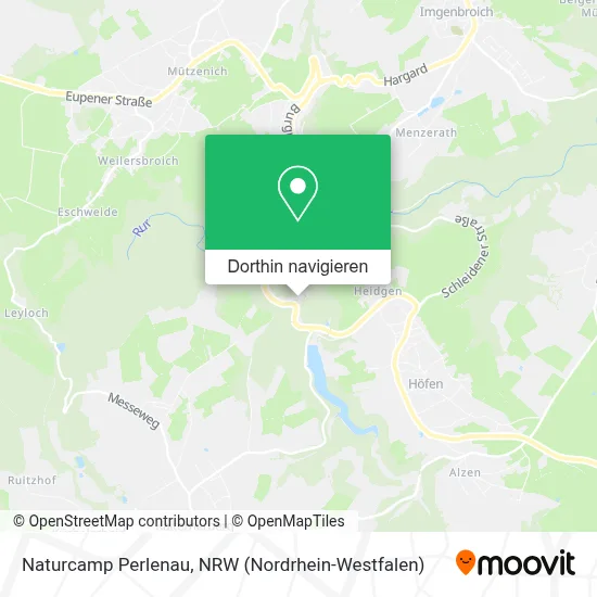 Naturcamp Perlenau Karte