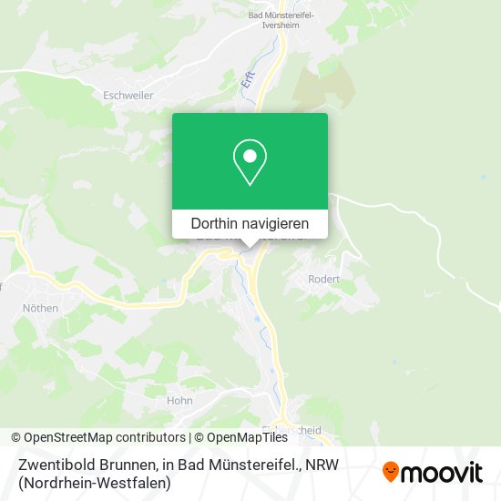 Zwentibold Brunnen, in Bad Münstereifel. Karte