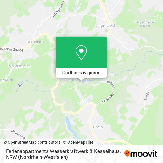 Ferienappartments Wasserkraftwerk & Kesselhaus Karte