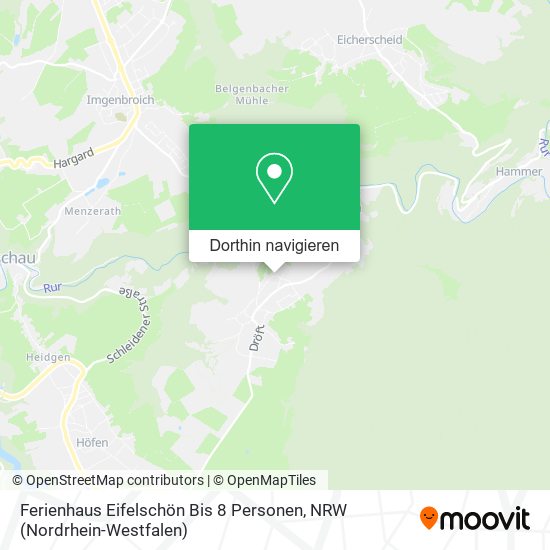 Ferienhaus Eifelschön Bis 8 Personen Karte
