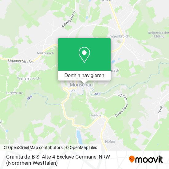 Granita de-B Si Alte 4 Exclave Germane Karte