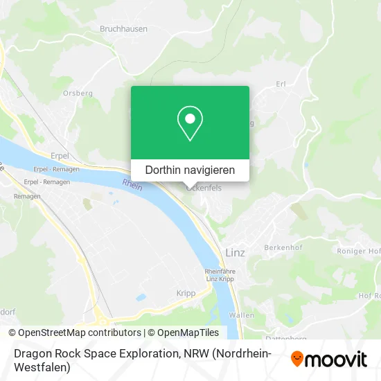 Dragon Rock Space Exploration Karte