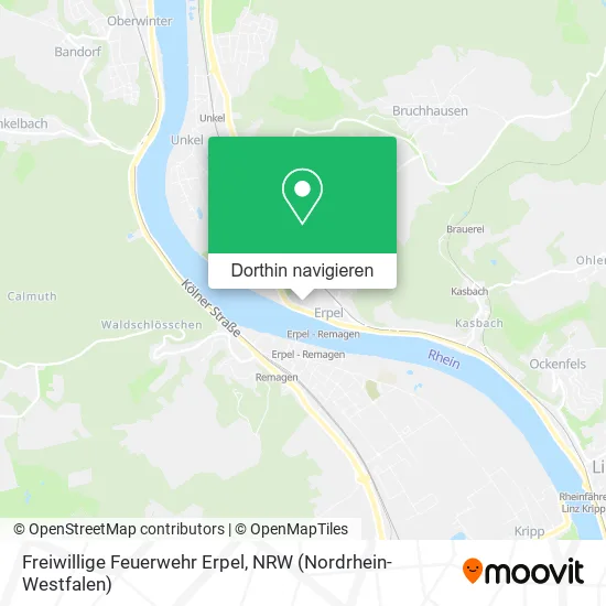 Freiwillige Feuerwehr Erpel Karte