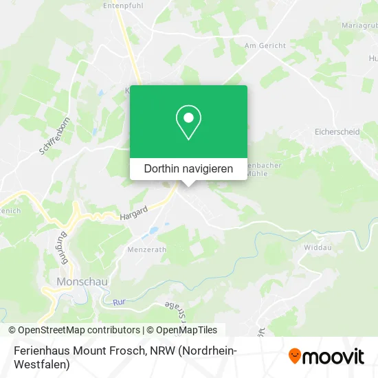 Ferienhaus Mount Frosch Karte