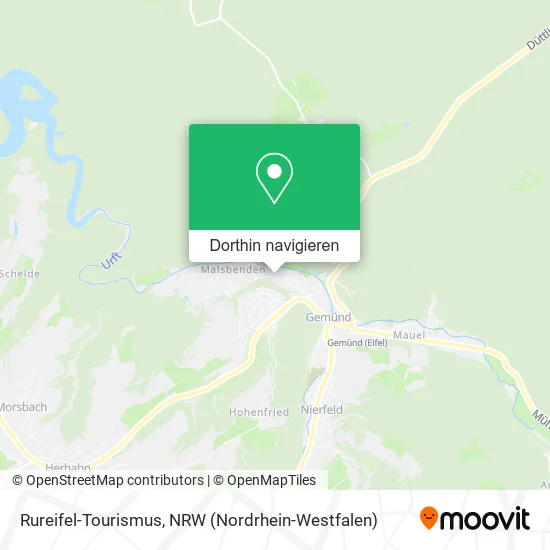 Rureifel-Tourismus Karte