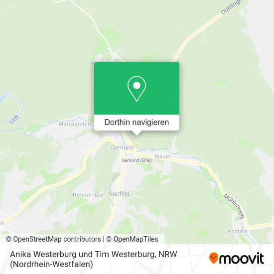 Anika Westerburg und Tim Westerburg Karte