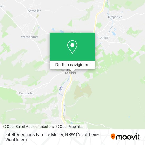 Eifelferienhaus Familie Müller Karte