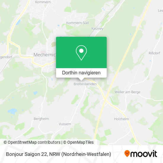 Bonjour Saigon 22 Karte