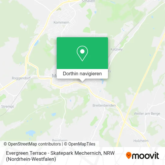 Evergreen Terrace - Skatepark Mechernich Karte