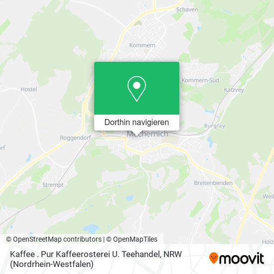 Kaffee . Pur Kaffeerosterei U. Teehandel Karte