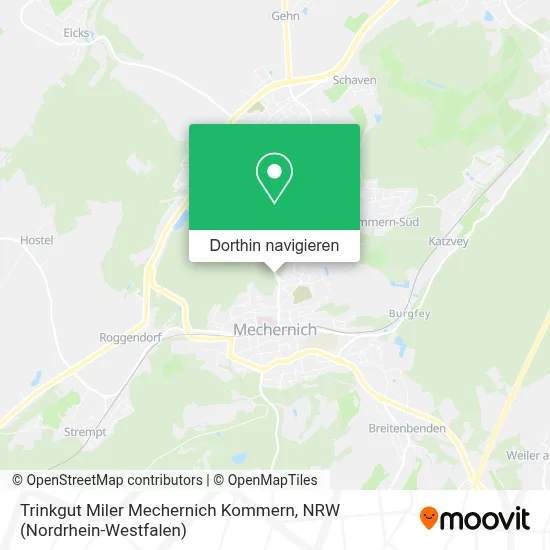 Trinkgut Miler Mechernich Kommern Karte