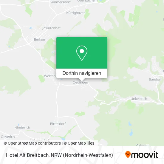 Hotel Alt Breitbach Karte