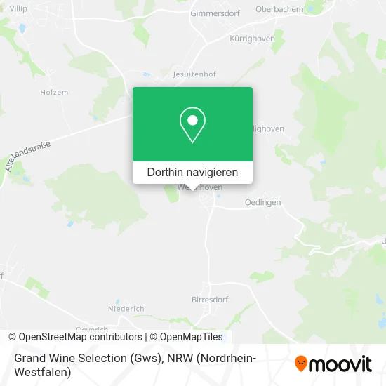 Grand Wine Selection (Gws) Karte