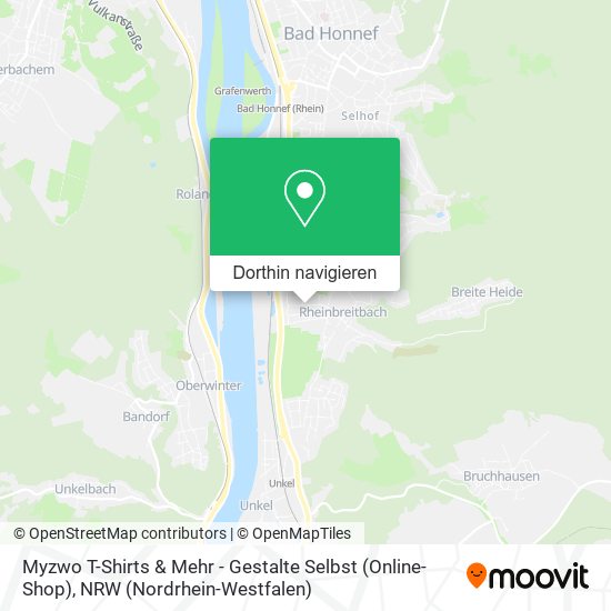 Myzwo T-Shirts & Mehr - Gestalte Selbst (Online-Shop) Karte