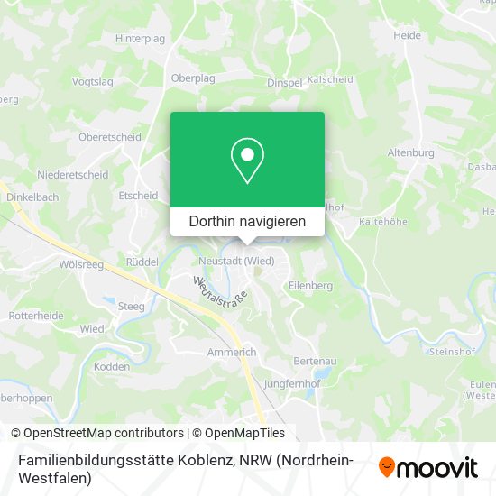 Familienbildungsstätte Koblenz Karte