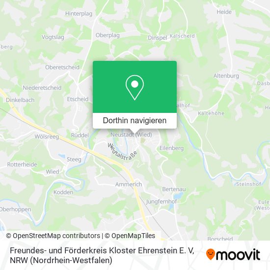Freundes- und Förderkreis Kloster Ehrenstein E. V Karte