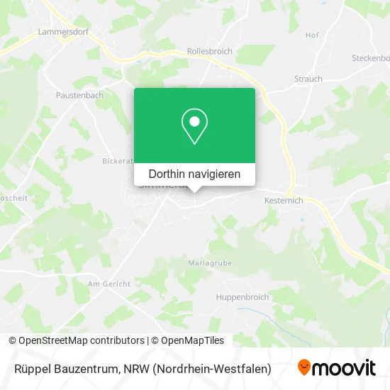 Rüppel Bauzentrum Karte