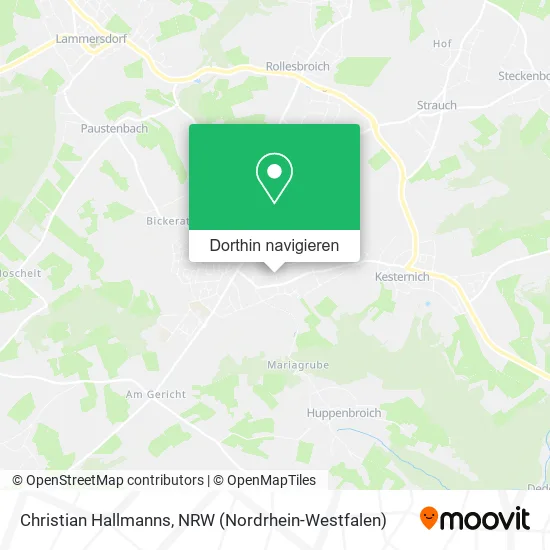 Christian Hallmanns Karte