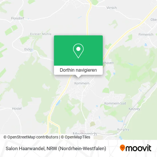 Salon Haarwandel Karte