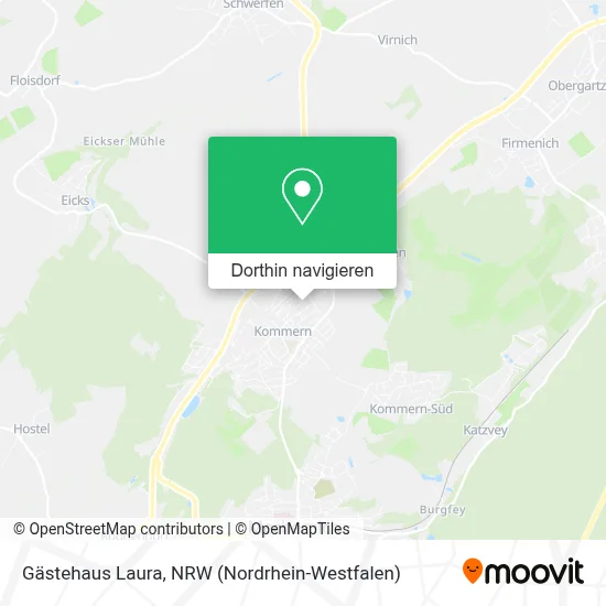 Gästehaus Laura Karte